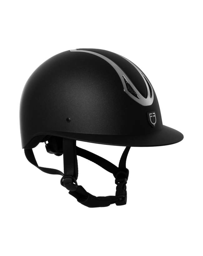 CASCO DONNA EQUESTRO AZAEL OPACO CON VISIERA LARGA
