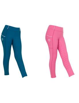 LEGGINGS BAMBINA EQUESTRO SLIM FIT CON GRIP SILICONATO-30824