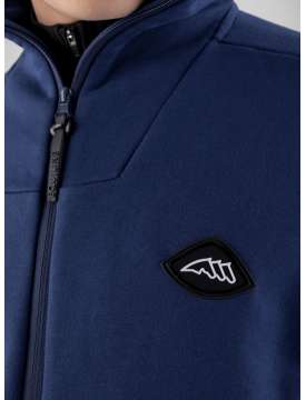 FELPA UOMO EQUILINE FULL ZIP NAVY PEONY-30855