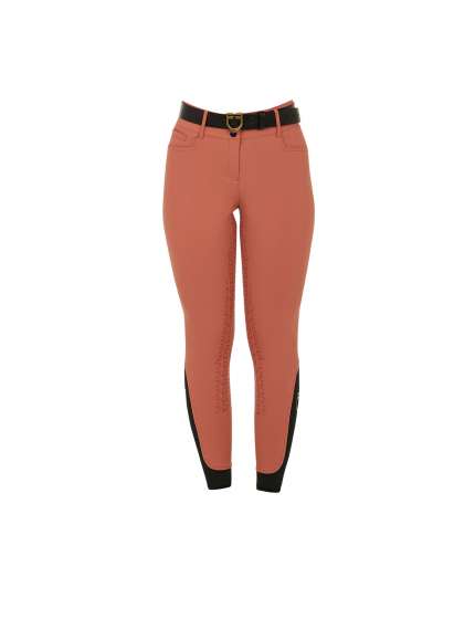 PANTALONE DONNA EQUESTRO FULL GRIP RED WOOD