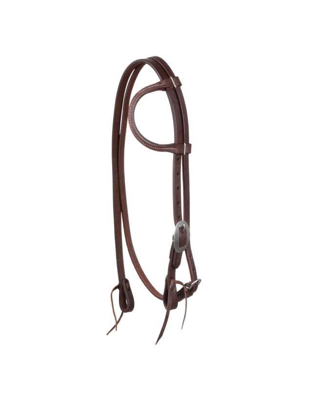 TESTIERA WESTERN POOL'S MONO-ORECCHIO CON SOTTOGOLA
