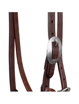 TESTIERA WESTERN POOL'S MONO-ORECCHIO CON SOTTOGOLA-31023