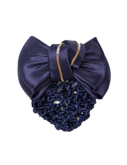 FIOCCO PER CAPELLI QHP LUXURY CON STRASS E RETINA