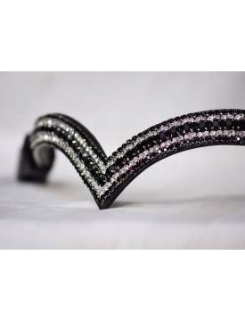 FRONTALINO A V CON CRISTALLI TVDM EQUESTRIAN-31090