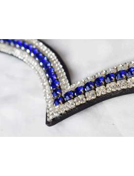 FRONTALINO A V CON CRISTALLI TVDM EQUESTRIAN-31093