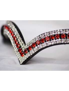 FRONTALINO A V CON CRISTALLI TVDM EQUESTRIAN-31094