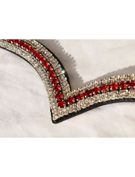 FRONTALINO A V CON CRISTALLI TVDM EQUESTRIAN-31095