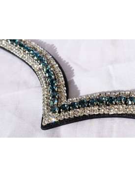 FRONTALINO A V CON CRISTALLI TVDM EQUESTRIAN-31100