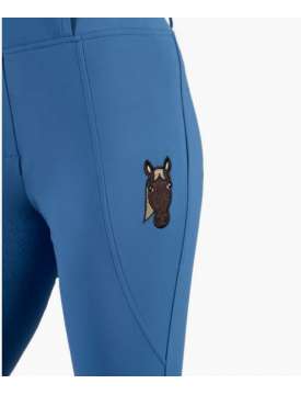 SET COORDINATO PONY SOTTOSELLA LEGGINGS EQUITAZIONE HKM SPORTS-31109