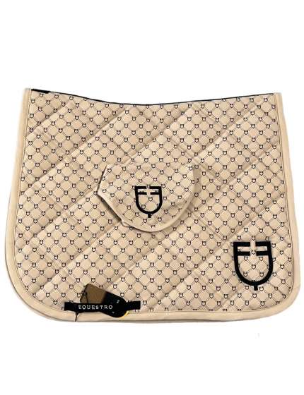 SET EQUESTRO MONOGRAM DRESSAGE SOTTOSELLA E CUFFIETTA