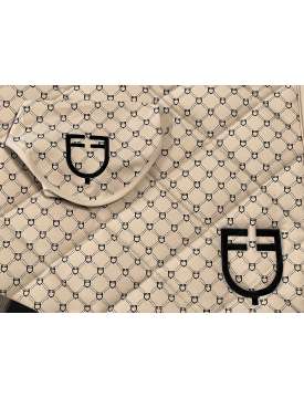 SET EQUESTRO MONOGRAM DRESSAGE SOTTOSELLA E CUFFIETTA-31129