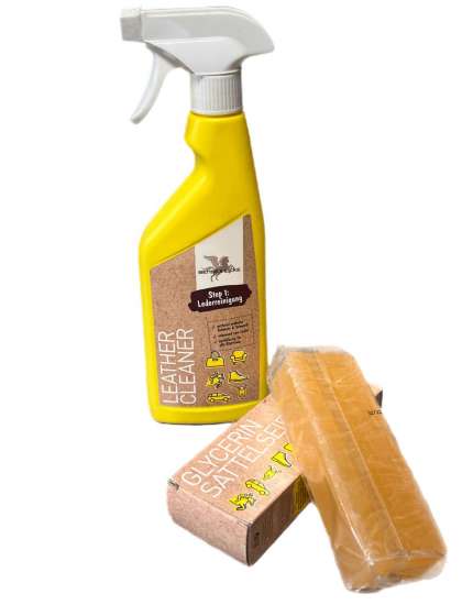 KIT CURA DEL CUOIO SAPONE + SGRASSATORE