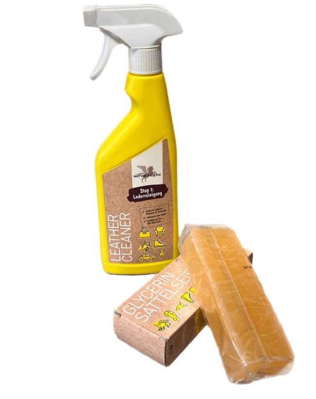 KIT CURA DEL CUOIO SAPONE + SGRASSATORE