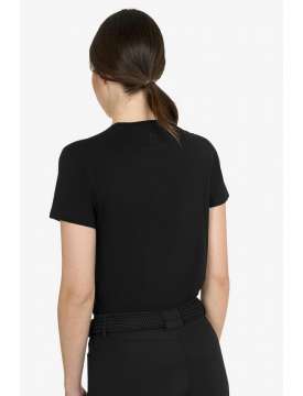 T-SHIRT EQUESTRO DONNA CON SCRITTA LOGO IN STRASS SUMMER 2026-31166