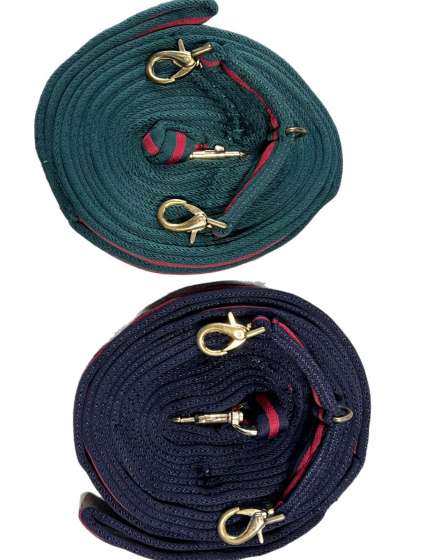 LONGIA PER CAVALLI IN NYLON CON ATTACCO