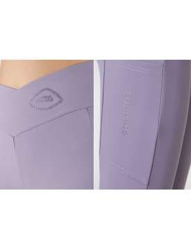 LEGGINGS EQUILINE DONNA GALAKH KNEE GRIP CON DETTAGLI STRASS-31220