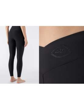 LEGGINGS EQUILINE DONNA GALAKH KNEE GRIP CON DETTAGLI STRASS-31222