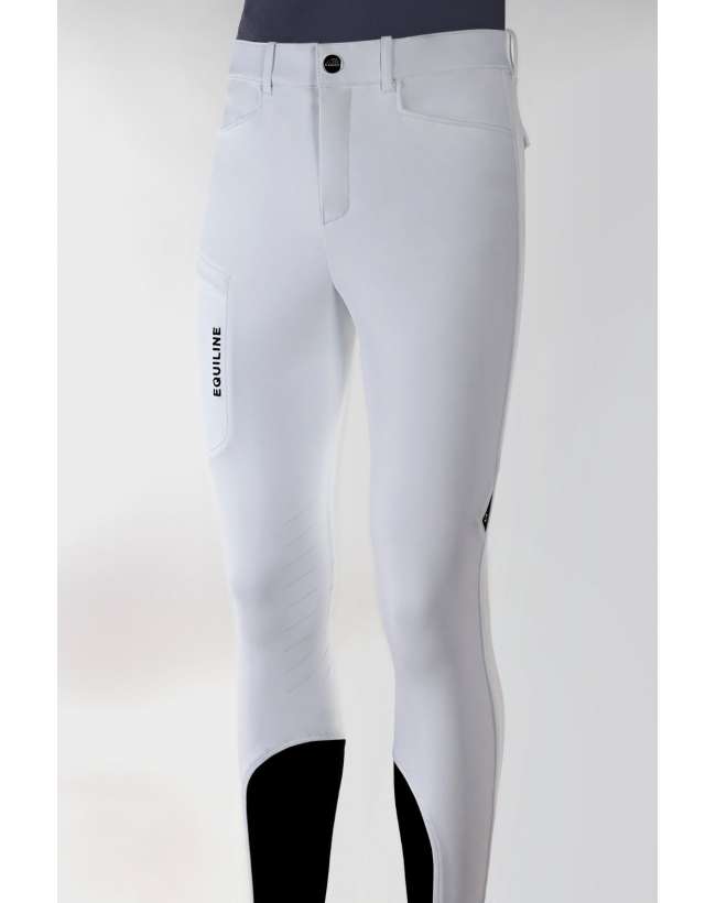 PANTALONE EQUILINE UOMO CEFREK KNEE GRIP CON TASCA SMARTPHONE