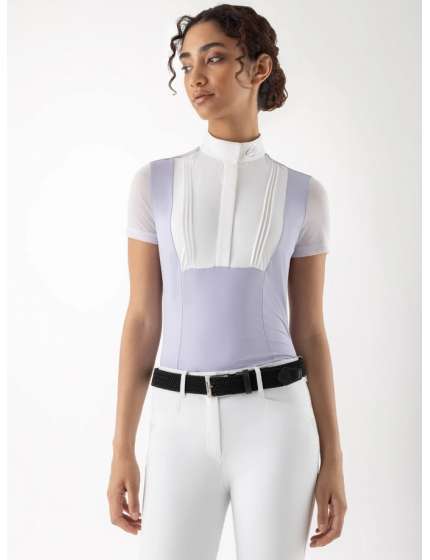 POLO DA GARA EQUILINE DONNA GLIO MANICA CORTA CON STRASS