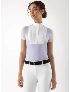 POLO DA GARA EQUILINE DONNA GLIO MANICA CORTA CON STRASS-31251