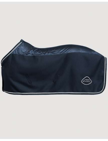 COPERTA EQUILINE AIR IN TESSUTO MESH 3D TRASPIRANTE - BLU NAVY