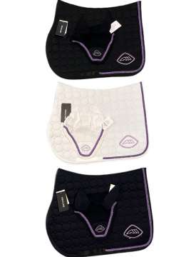 SET SOTTOSELLA E CUFFIETTA EQUILINE DETTAGLI GLICINE E BRILLANTINI-31322