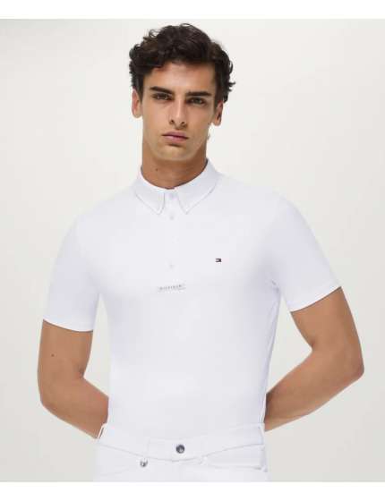 POLO UOMO TOMMY HILFIGER MANICA CORTA DA CONCORSO OPTIC