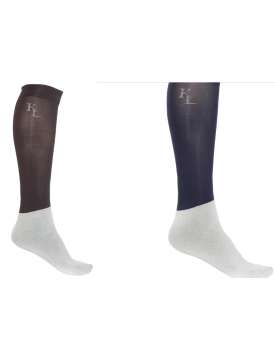 SET 3 PAIA CALZE EQUITAZIONE KINGSLAND CLASSIC - BLU / NERO-31337