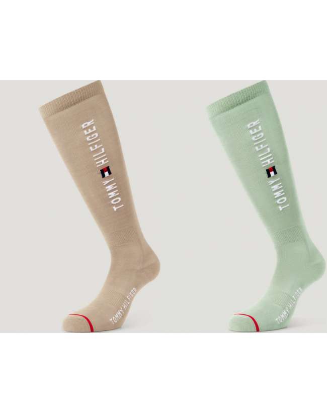CALZE EQUITAZIONE TOMMY HILFIGER EQUESTRIAN RIDING SOCKS BEIGE / MENTA