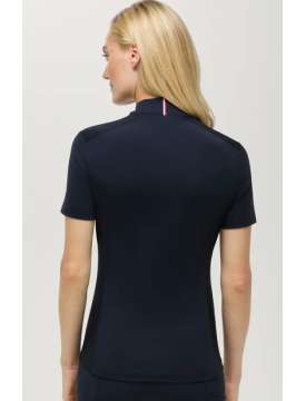 POLO TECNICA DONNA TOMMY HILFIGER PALMA MANICA CORTA BLU-31347