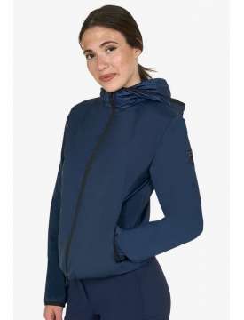 GIACCA SOFTSHELL DONNA EQUESTRO FOLDABLE CON CAPPUCCIO SLIM FIT-31362
