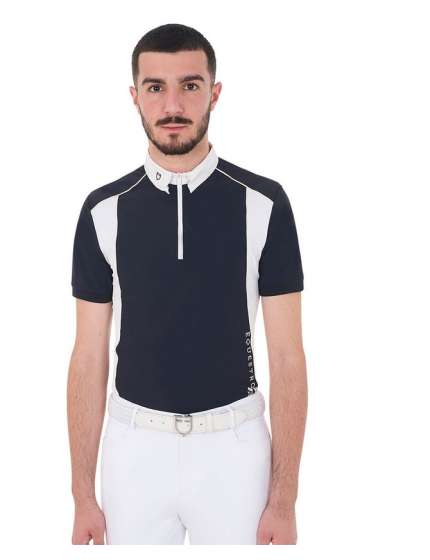 POLO UOMO SLIM FIT TESSUTO TECNICO EQUESTRO