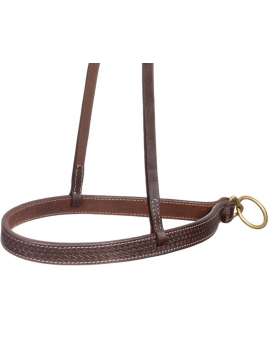 CHIUDIBOCCA POOL'S IN CUOIO CON FIBBIE OTTONE-31467