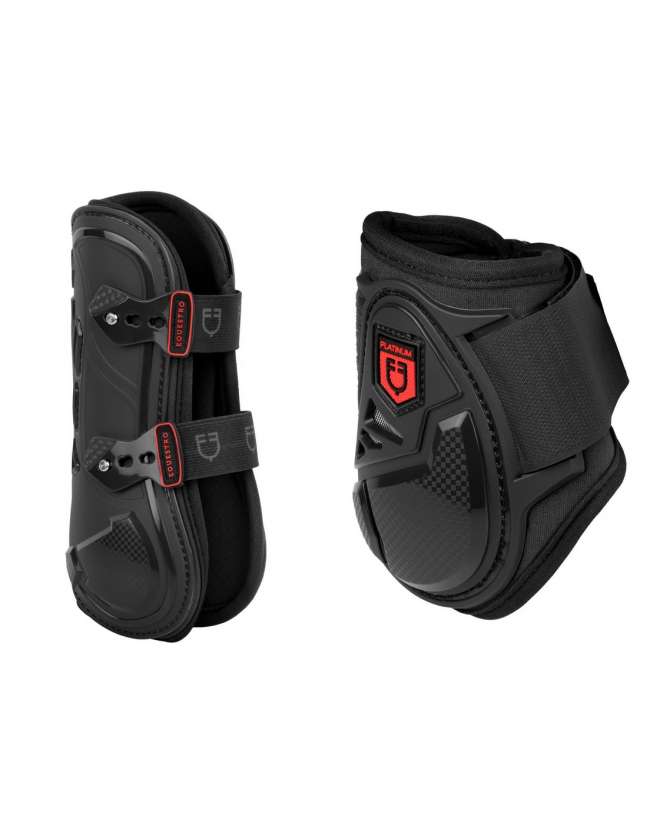 SET PROTEZIONI EQUESTRO PLATINUM PARATENDINI E PARANOCCHE YOUNG HORSE