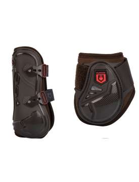 SET PROTEZIONI EQUESTRO PLATINUM PARATENDINI E PARANOCCHE YOUNG HORSE-31469