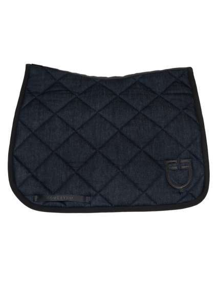 SOTTOSELLA DA DRESSAGE EQUESTRO TESSUTO DENIM