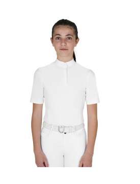 POLO EQUESTRO CONCORSO BAMBINA CON BOTTONI-31577