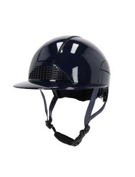 CASCO EQUITAZIONE QHP SAFETY HELMET POLO VISOR CON VISIERA LARGA-31604