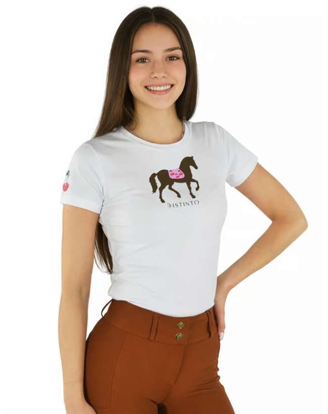 T-SHIRT DISTINTO BAMBINA CAROTINA E CILIEGINA