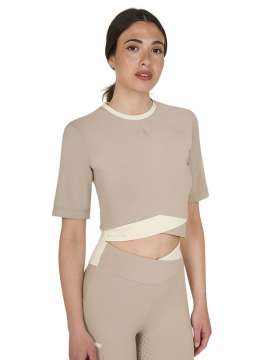 T-SHIRT CROP DONNA EQUESTRO TESSUTO TECNICO-31680