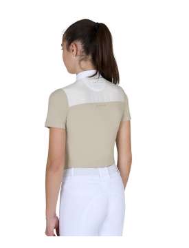 POLO CONCORSO EQUESTRO BAMBINA INSERTI SIMIL SETA-31688