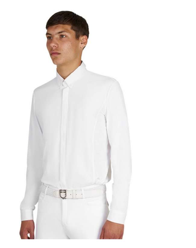 POLO UOMO EQUESTRO DA CONCORSO MANICA LUNGA
