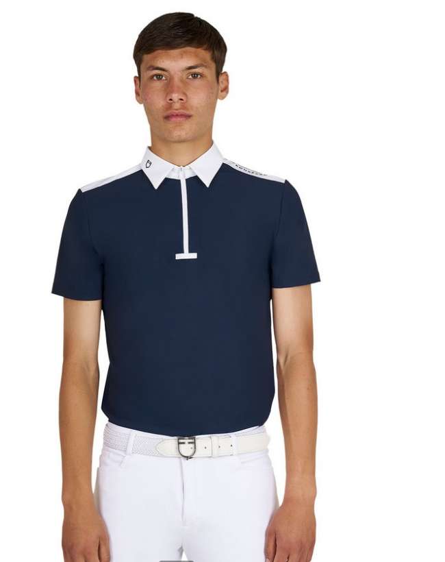 POLO CONCORSO UOMO EQUESTRO MEZZA MANICA