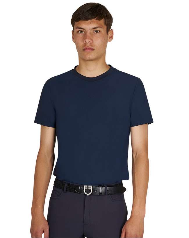 T-SHIRT EQUESTRO UOMO TRAFORATA PER ALLENAMENTO