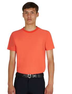 T-SHIRT EQUESTRO UOMO TRAFORATA PER ALLENAMENTO-31733