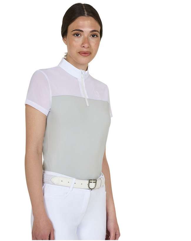 POLO EQUESTRO DONNA IN TESSUTO MESH