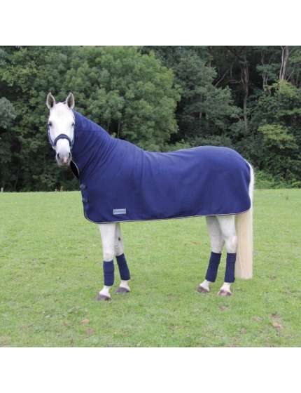 COPERTA IN PILE CON COLLO PER CAVALLO