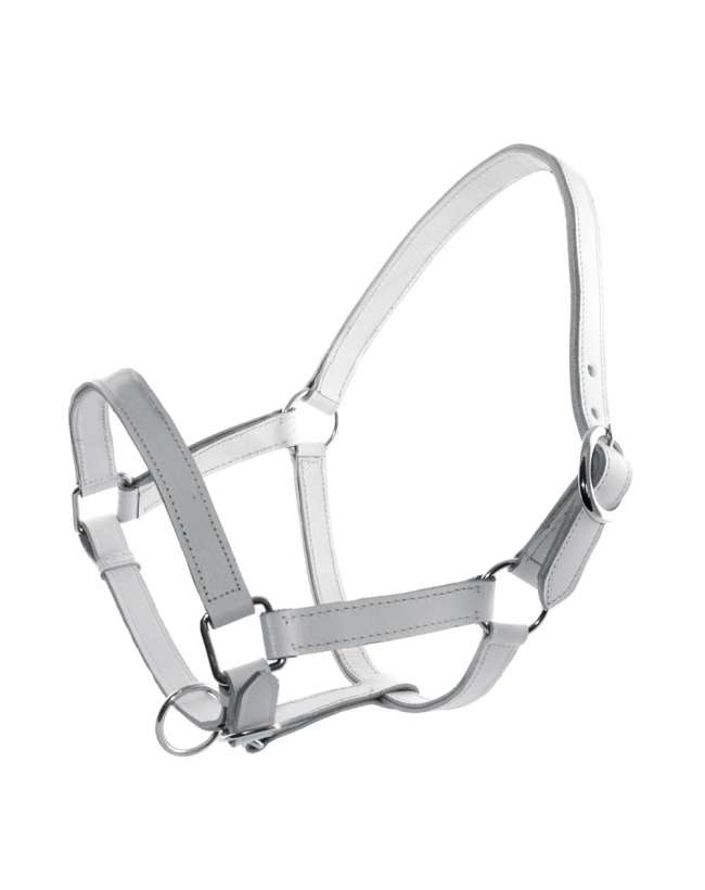 CAVEZZA IN CUOIO BIANCO AL CROMO MOLTO RESISTENTE