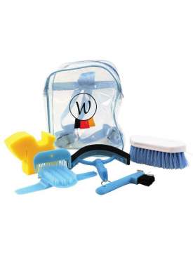 KIT PULIZIA PER PONY COMPLETO DI ATTREZZI-3846