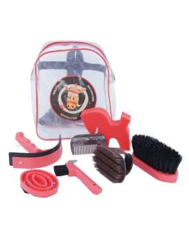 KIT PULIZIA PER PONY COMPLETO DI ATTREZZI-3847